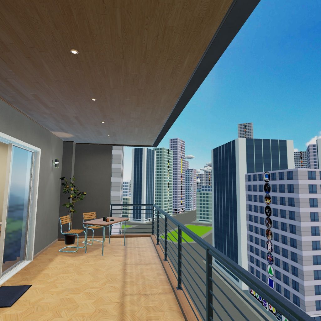 AngryOrbs Apartment Balcony